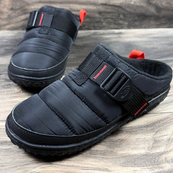 NIB Chaco Ramble Puff Comfort Clog 7M Black Riptop Lugsole Slip On - Picture 5 of 10